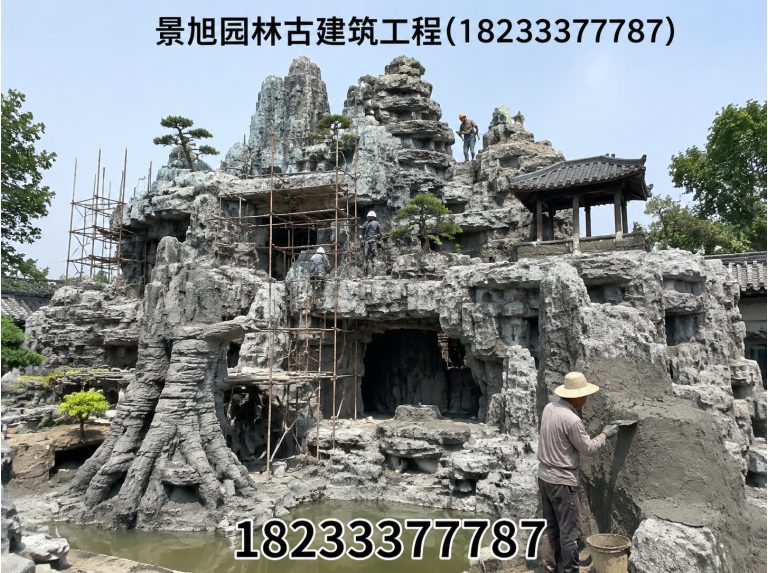 安国市仿古牌楼展示图